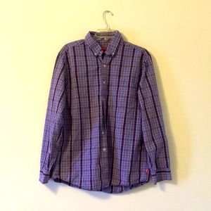 IZOD  button down long sleeve shirt